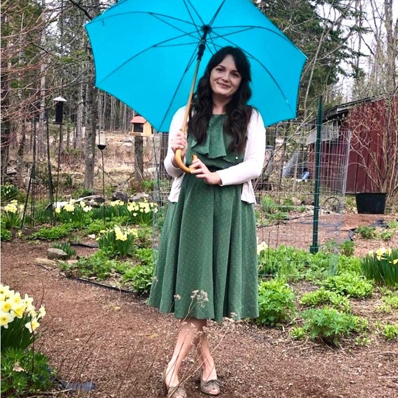 ModCloth Myrtlewood Very Sage Advice Dress Medium - Picture 15 of 15